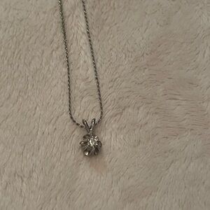 Elegant 14K Gold Necklace with Diamond Pendant